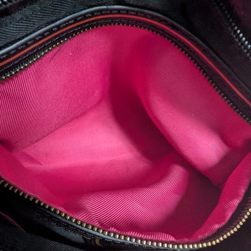 The Sak Black Leather Shoulder Bag with Braided Handle - Picture 7 of 11